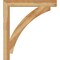 Ekena Millwork Thorton Block Rough Sawn Bracket, Western Red Cedar, 4"W x 34"D x 38"H BKT04X34X38THR05RWR - alternate 2